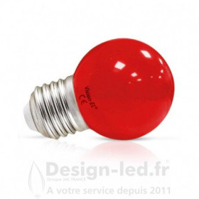 Ampoule E27 led G45 1w rouge vision el 76182 3,20 €