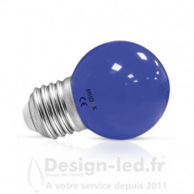 Ampoule E27 led G45 1w bleu pack x2 vision el 76191 5,80 € -10%