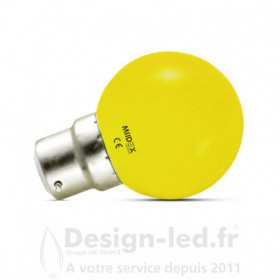 Ampoule B22 led 1w jaune vision el 7645 3,20 €