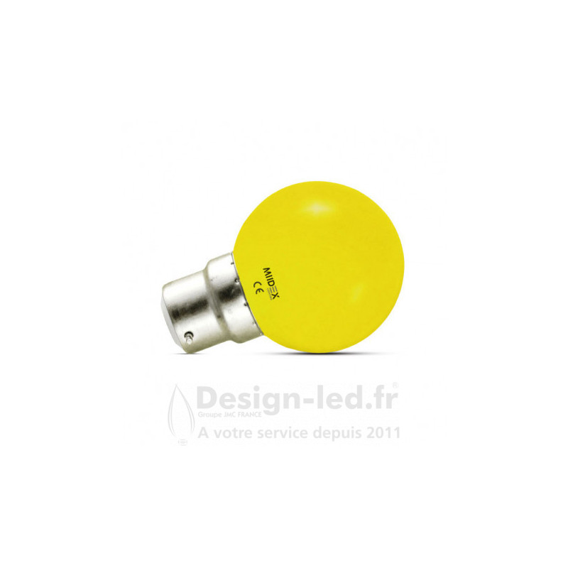 Ampoule B22 led 1w jaune vision el 7645 3,20 € -30%