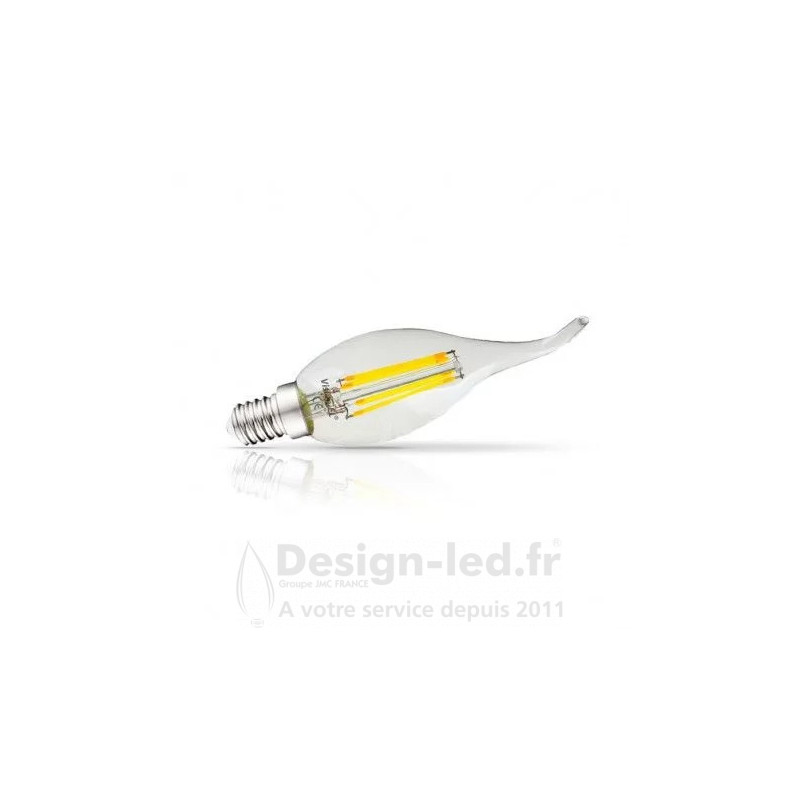 Ampoule E14 filament coup de vent led 4w dimm. 2700k vision el 71261 4,90 € -30%